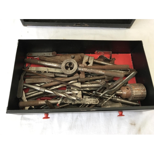161 - ENGINEERS CHEST INCLUDING TOOLS