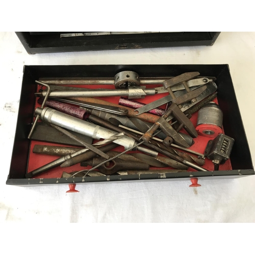 161 - ENGINEERS CHEST INCLUDING TOOLS