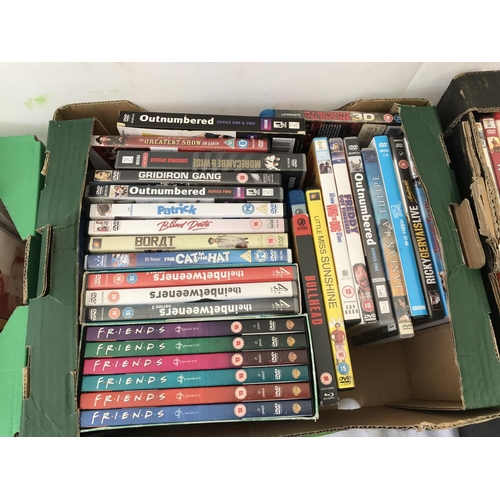 164 - 3 BOXES OF DVD'S