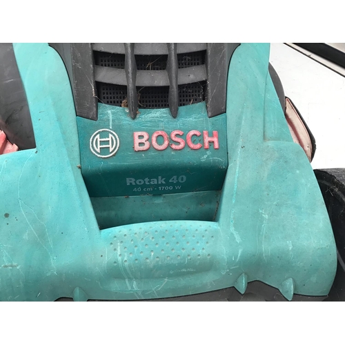 199 - ****WITHDRAWN****
BOSCH ELECTRIC MOWER COMPLETE WITH BOX
