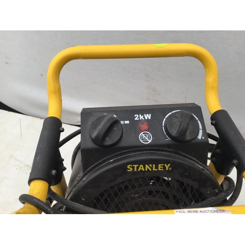 200 - STANLEY 2 KW FREE STANDING  WORKSHOP HEATER