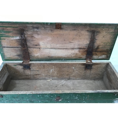 208 - VICTORIAN PINE BOX