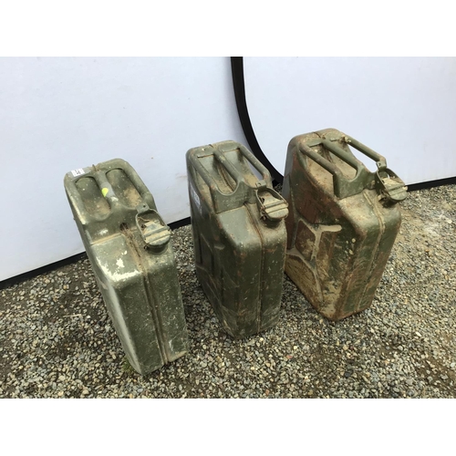 238 - 3 JERRY CANS