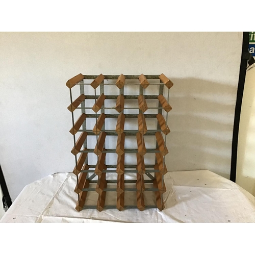 483 - MODERN WINE RACK 24 BOTTLE