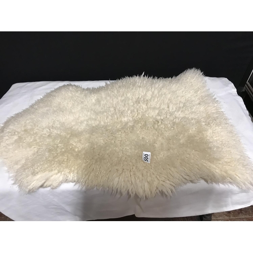 500 - 2 SHEEP SKIN RUGS