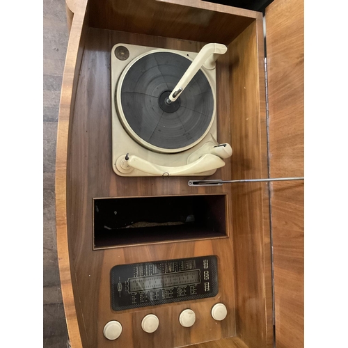 385 - VINTAGE WALNUT VENEERED ALBA RADIOGRAM