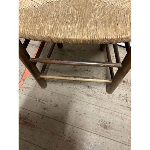 516 - 4 OAK LADDERBACK CHAIRS A/F