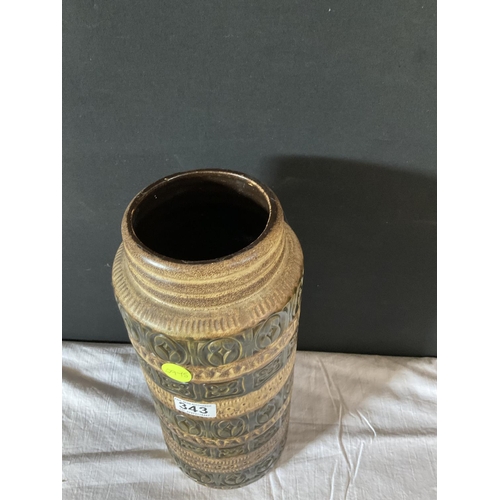 343 - WEST GERMAN POTTERY VASE 16