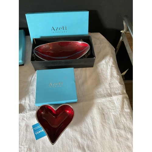 347 - AZETI COASTER BOXED BOWLS ETC