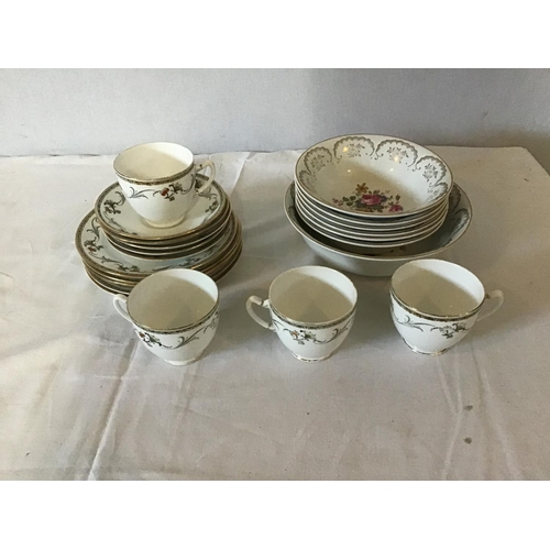 263 - 4 BOXES OF CHINA TO INC A TEA SET WALL PLATES ETC