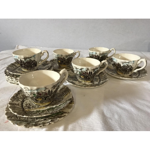 286 - 2  CHINA TEA SETS