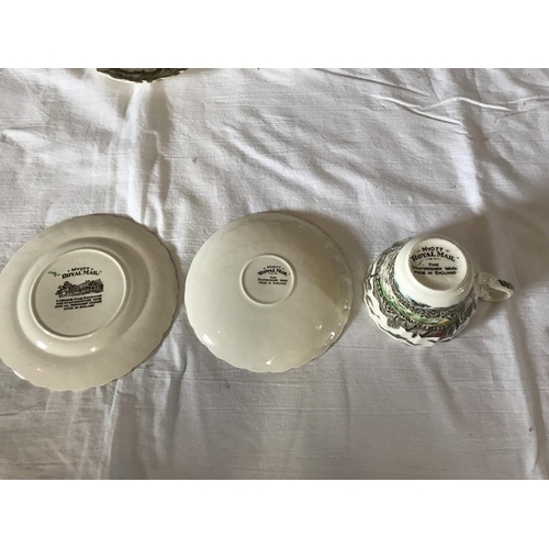 286 - 2  CHINA TEA SETS