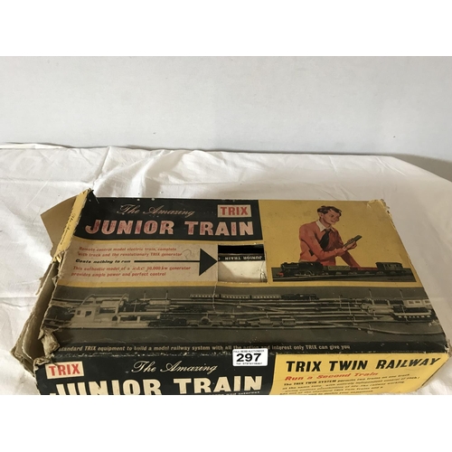 297 - VINTAGE TRIX JUNIOR TRAIN SET