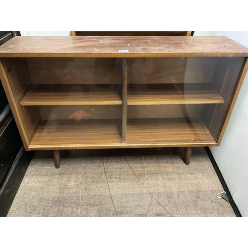 547 - 3 GLASS FRONTED BOOKCASES
27 X 12