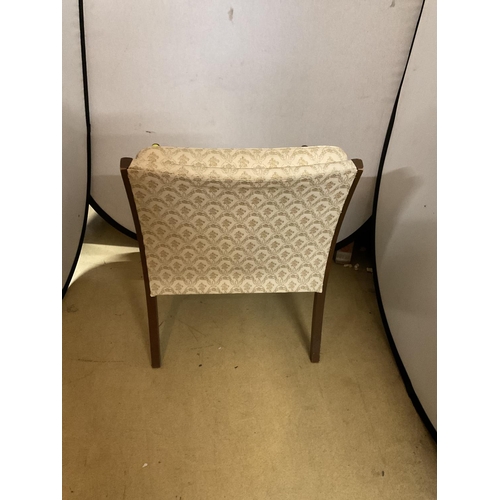 603 - RETRO PARKER KNOLL UPHOLSTERED ARMCHAIR