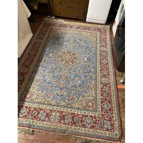 631 - GOOD QUALITY RED PATTERNED CARPET
90 X 59