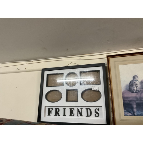 636 - 7 FRAMED PICTURES