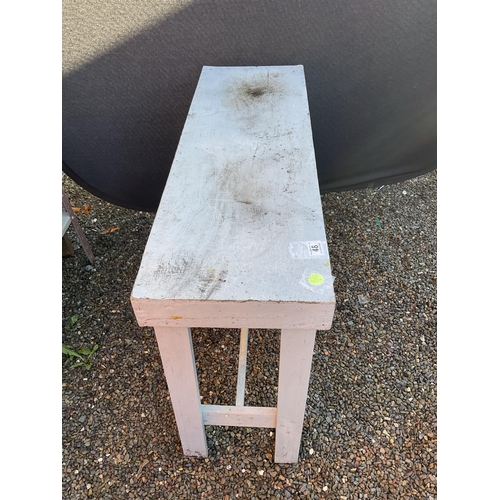 48 - WOODEN STAGEING