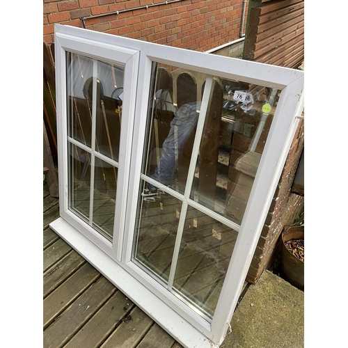 76 - DOUBLE UPVC GLAZED WINDOW
W 47