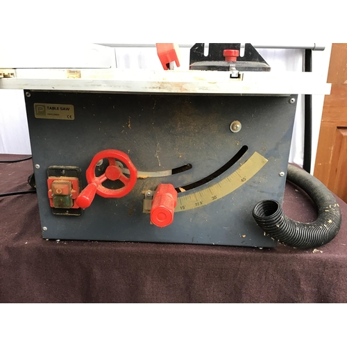 116 - ELECTRIC BENCH SAW W/O