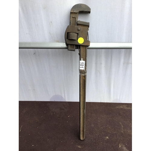 101 - LARGE ADJUSTABLE SPANNER-STILSON