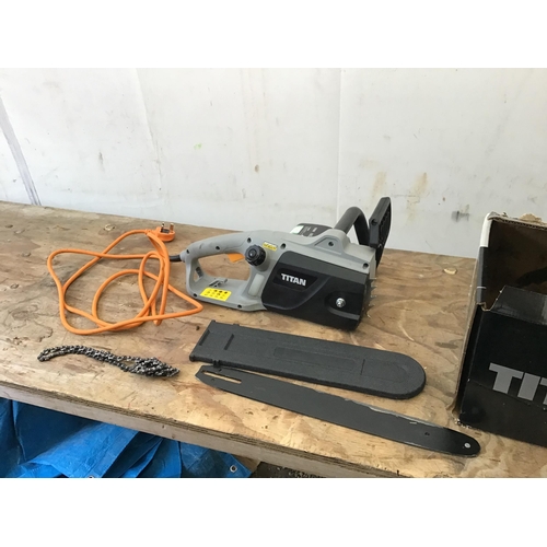 103 - TITAN ELECTRIC CHAINSAW (USED) W/O