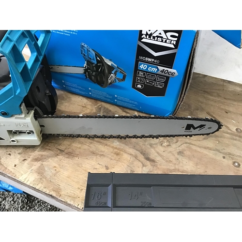 92 - MAC ALLISTER PETROL CHAINSAW (USED)