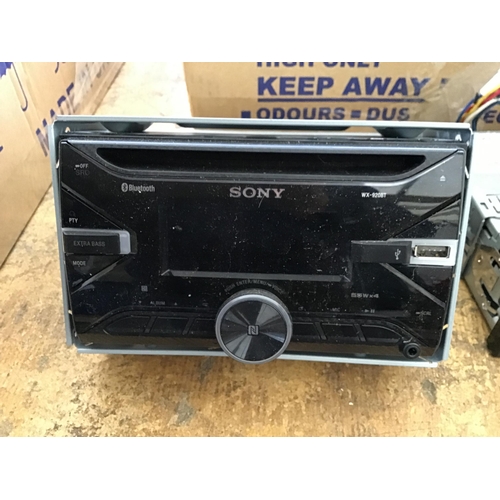 145 - BOX OF CAR RADIO’S ETC