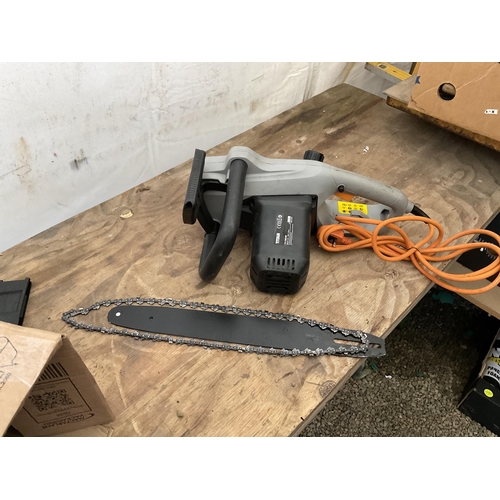 171 - ELECTRIC CHAINSAW (USED) W/O