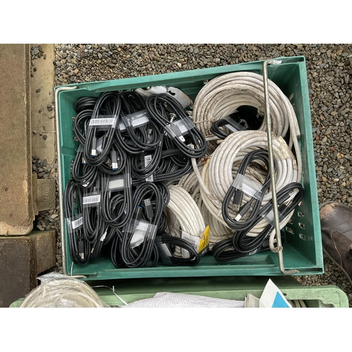 178 - 2 CRATES OF ELECTRIC CABLE