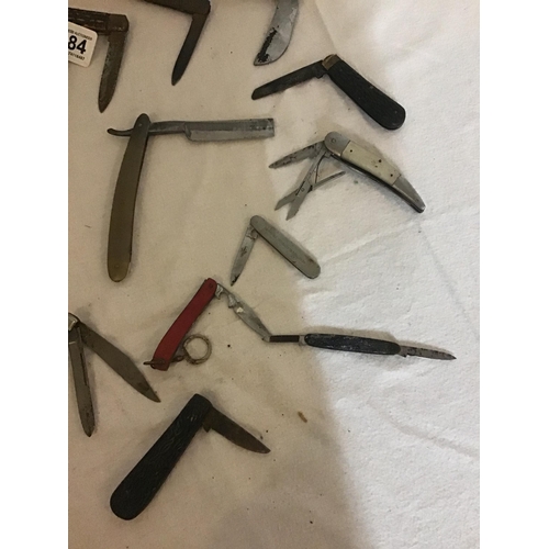 284 - QTY OF VINTAGE PEN KNIVES