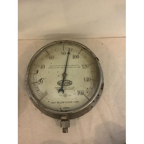 287 - 8 VINTAGE PRESSURE GAUGES