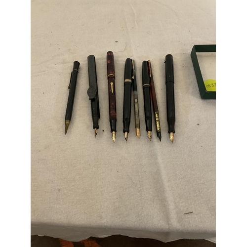 304 - QTY OF FOUNTAIN PENS WATERMANS ETC