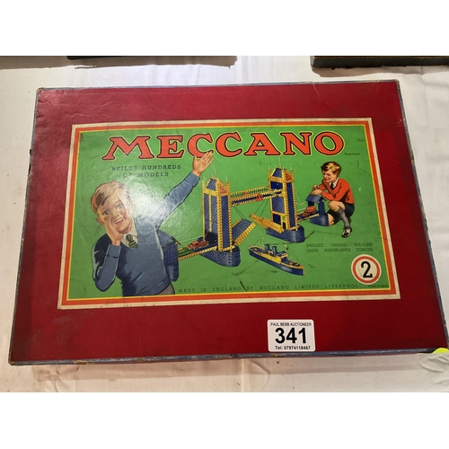 341 - 3 BOXED VINTAGE MECCANO SETS