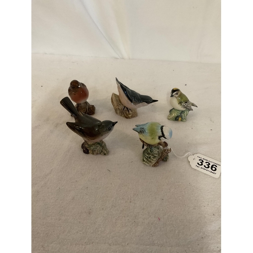 336 - QTY OF BESWICK BIRDS AND OTHER FIGURES