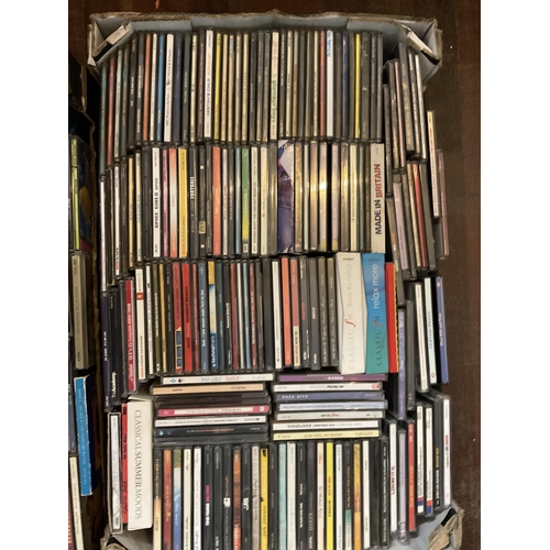 356 - 5 BOXES OF MUSIC CD'S