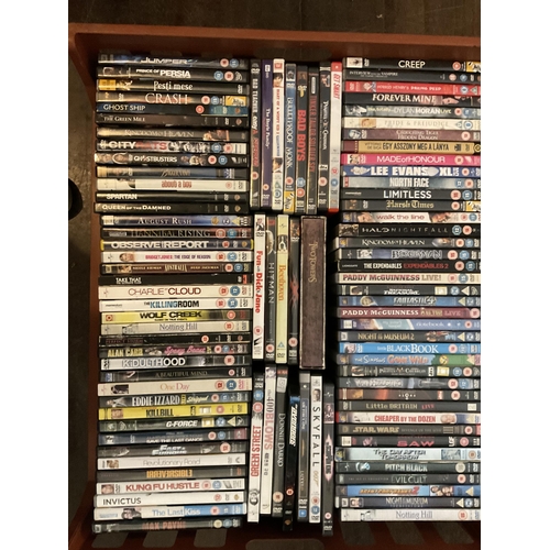 360 - 2 CRATES AND 4 BOXES OF DVD'S