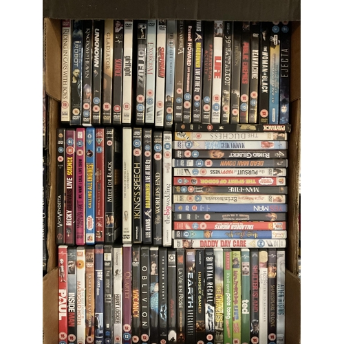 360 - 2 CRATES AND 4 BOXES OF DVD'S