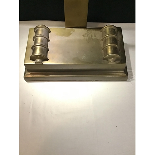 371 - LARGE HEAVY BRASS EASEL/STAND