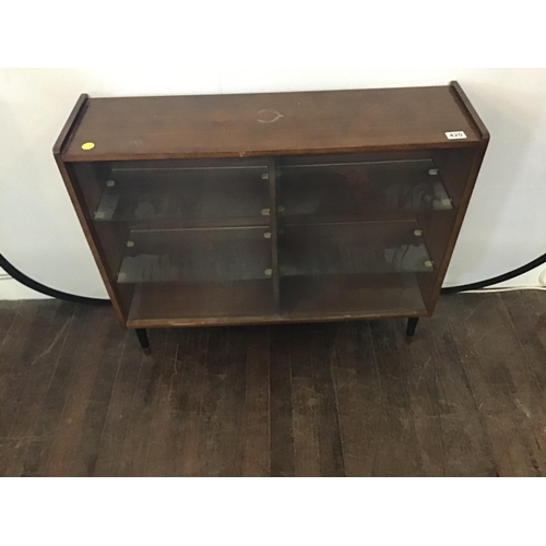 420 - VINTAGE GLASS FRONTED BOOKCASE
L 36