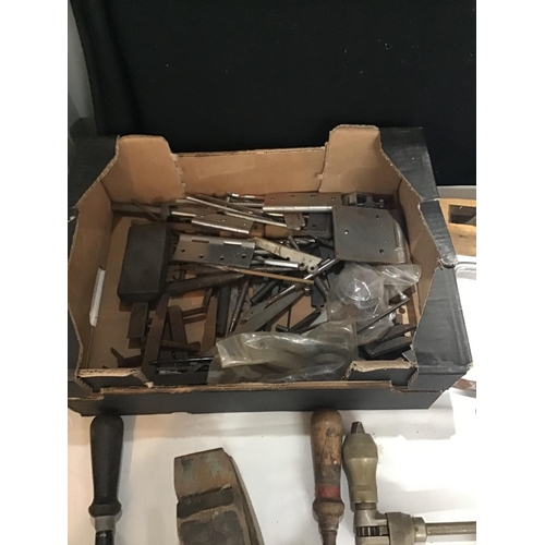 423 - 2 BOXES OF VICT AND LATER TOOLS