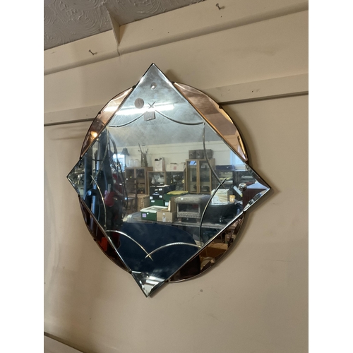 686 - ART DECO WALL MIRROR
DIA 28