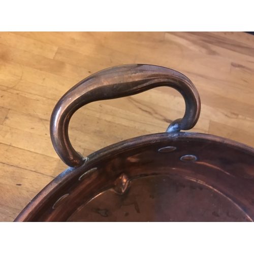 452 - VICT COPPER PAN AND KETTLE