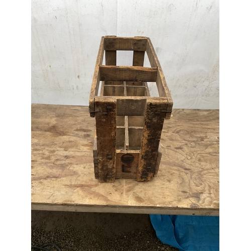 69 - WOODEN ADVERTISING CRATE