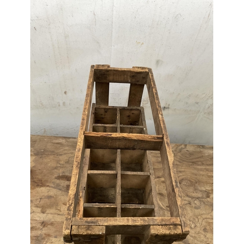 69 - WOODEN ADVERTISING CRATE