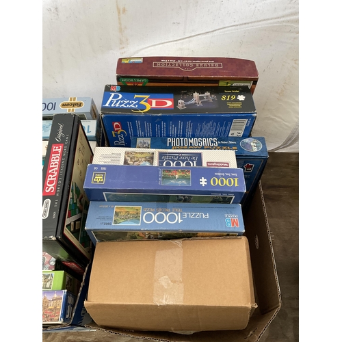 76 - 3 BOXES OF JIGSAWS