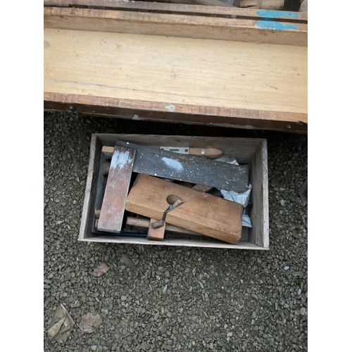 92 - LARGE QTY OF TOOLS TO INCLUDE TOOL BOXES, FOOT PUMP SPANNERS ETC