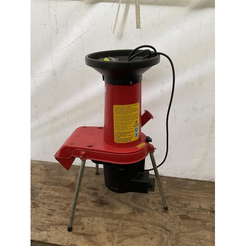 107 - ELECTRIC GARDEN SHREDDER W/O