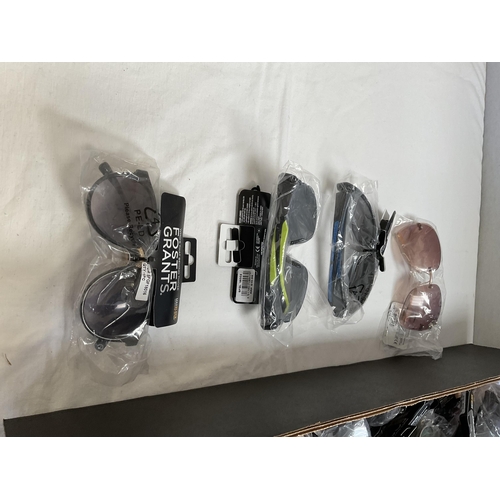 10 - BOX TO INCLUDE BRAND NEW FOSTER GRANTS SUNGLASSES