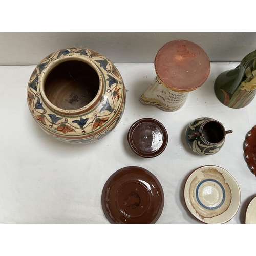 24 - BOX OF STUDIO POTTERYWARE